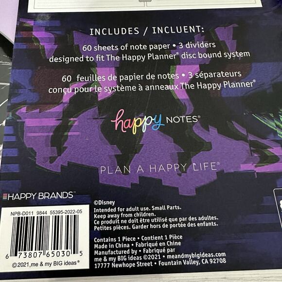 The Happy Planner Disney Villains Big Notebook - Picture 3 of 7